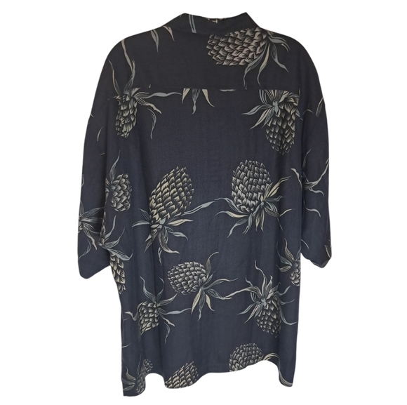 Tommy Bahama Men's Luxe Silk Camp Shirt with Tropical Print Size XL - Picture 14 of 16